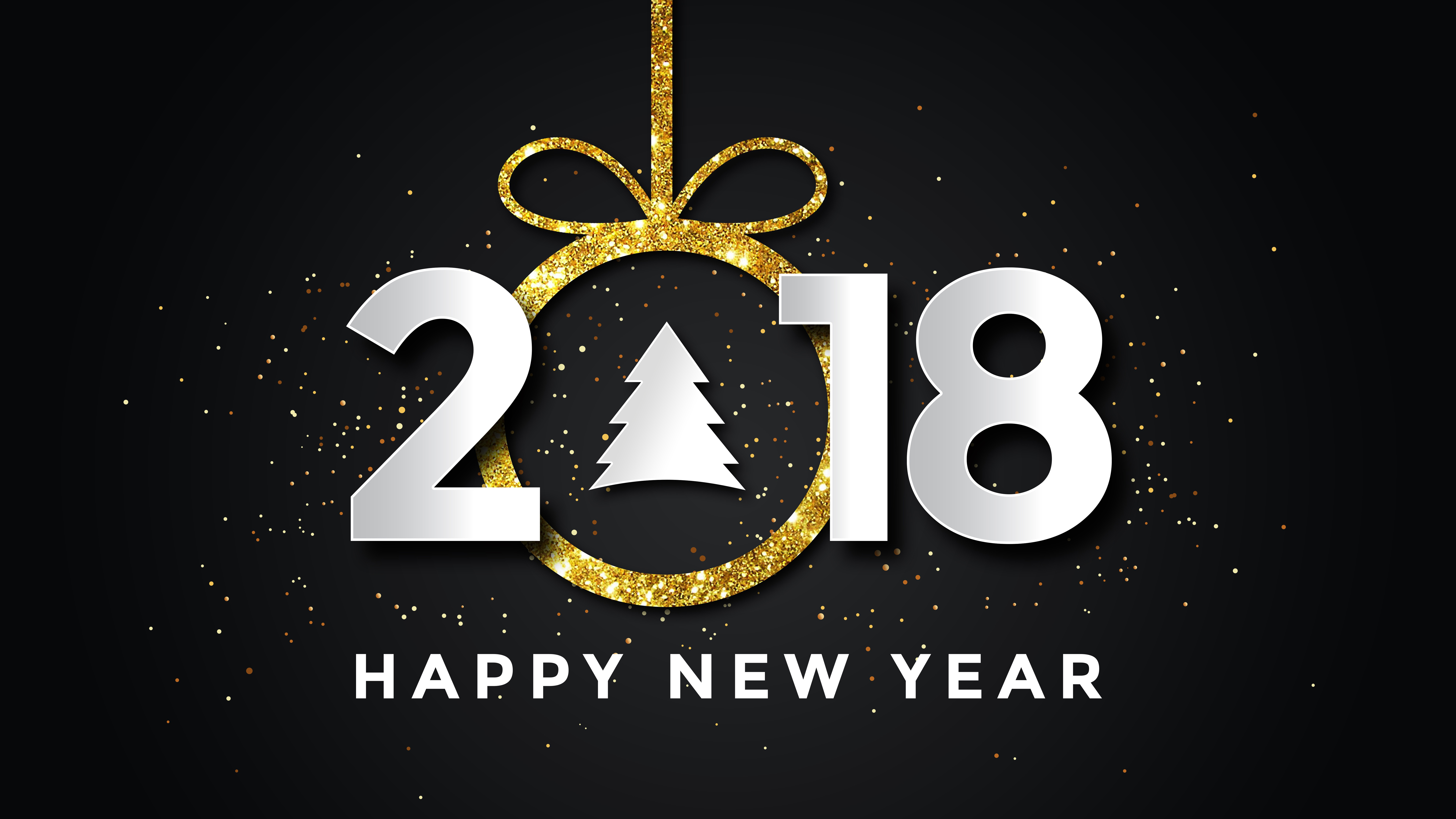 2018 Happy New Year 4K 8K9716411186